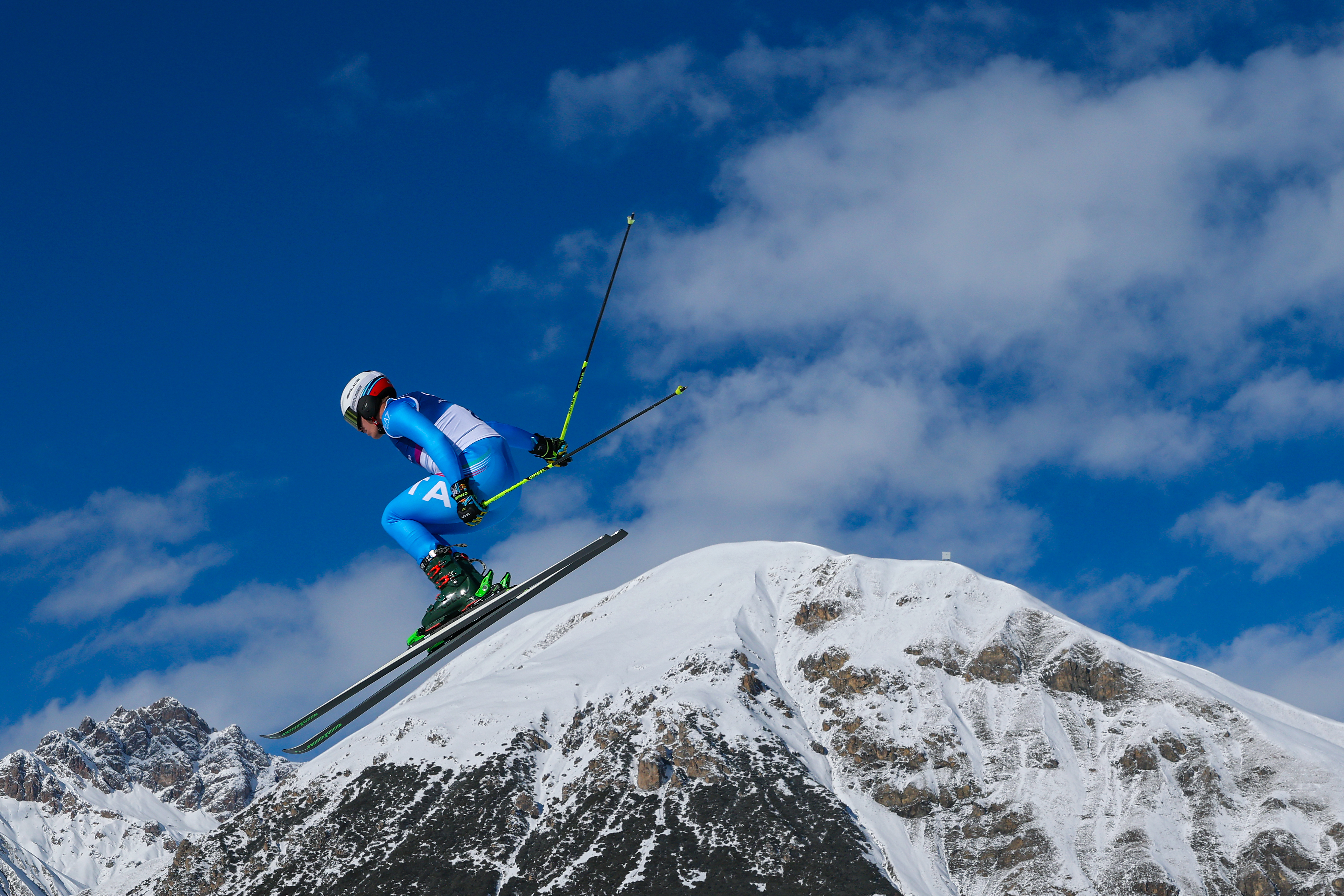 Fresh pow. (Patrick Smith/Getty Images)