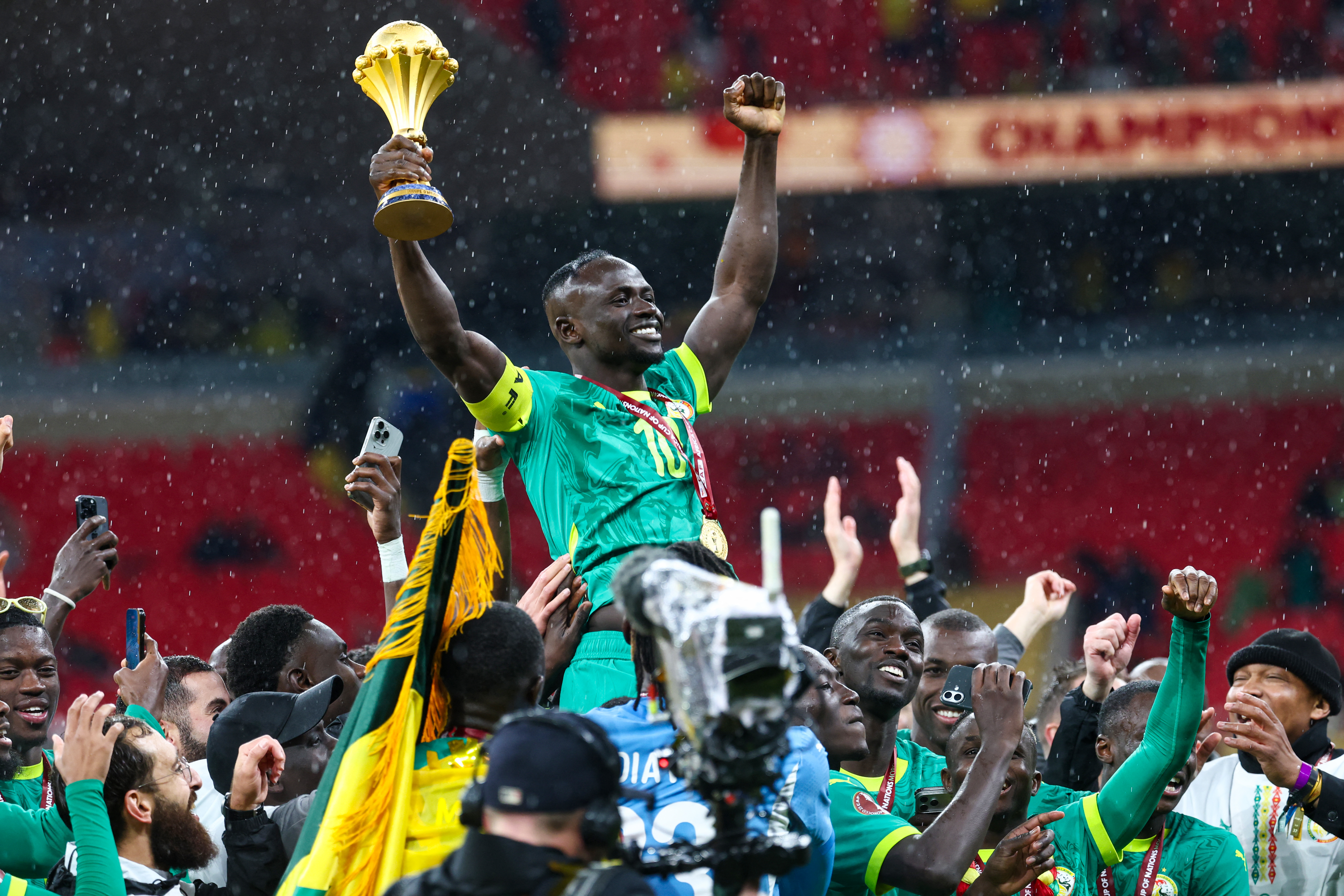 Sadio Mané has cemented himself as one of the greatest African players ever. (Franck Fife/AFP via Getty Images)