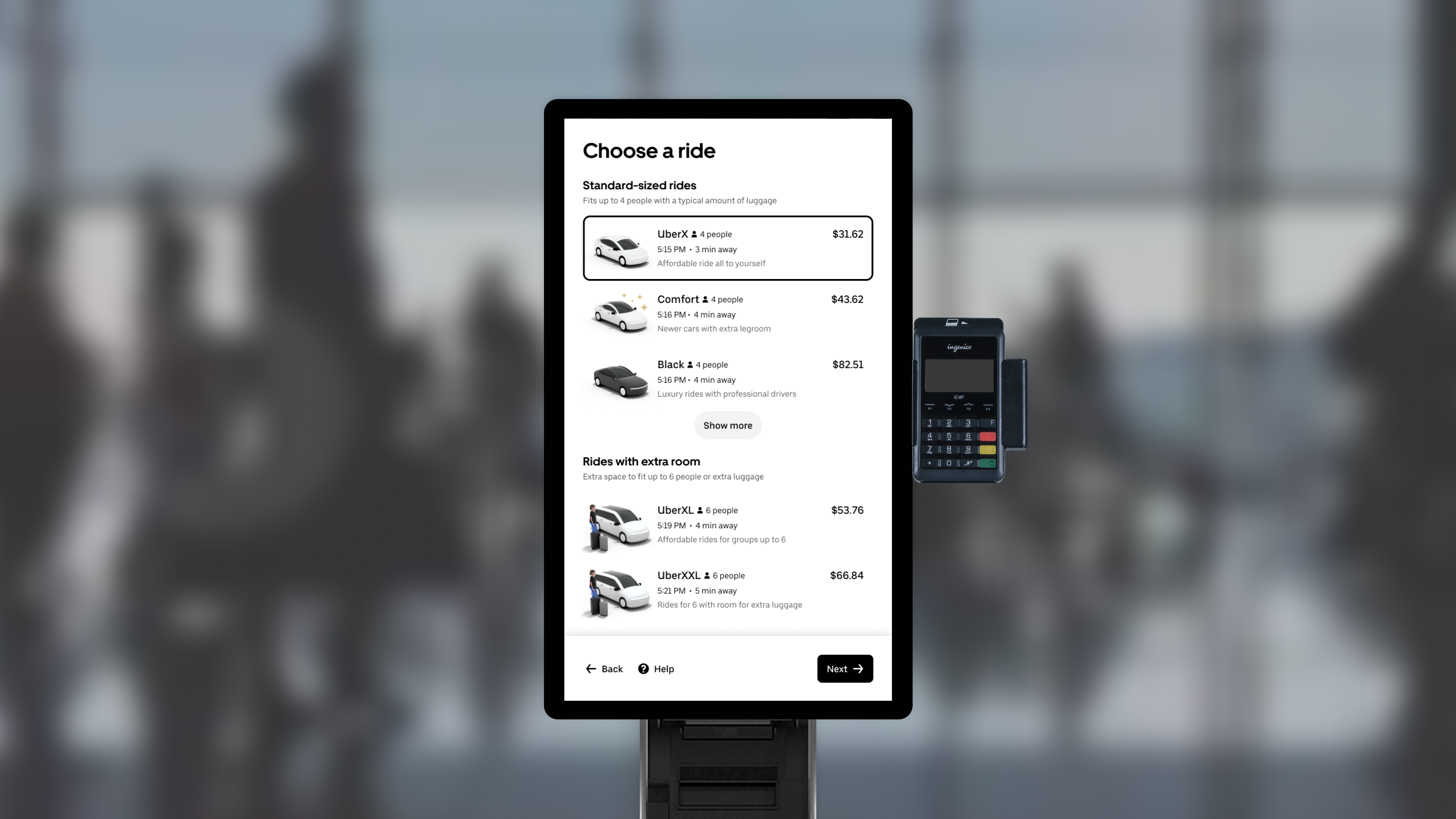 Uber Kiosks: Booking Rides Without the App