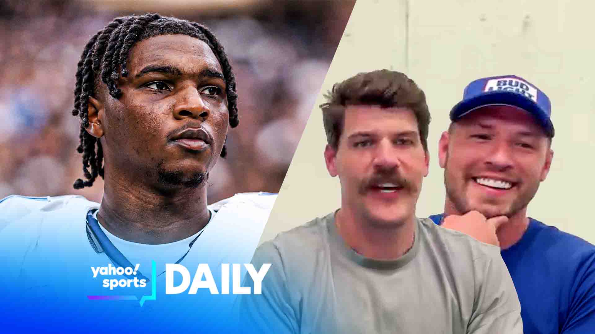Will Compton and Taylor Lewan on their expectations for Cam Ward and if he will be a ‘bust’