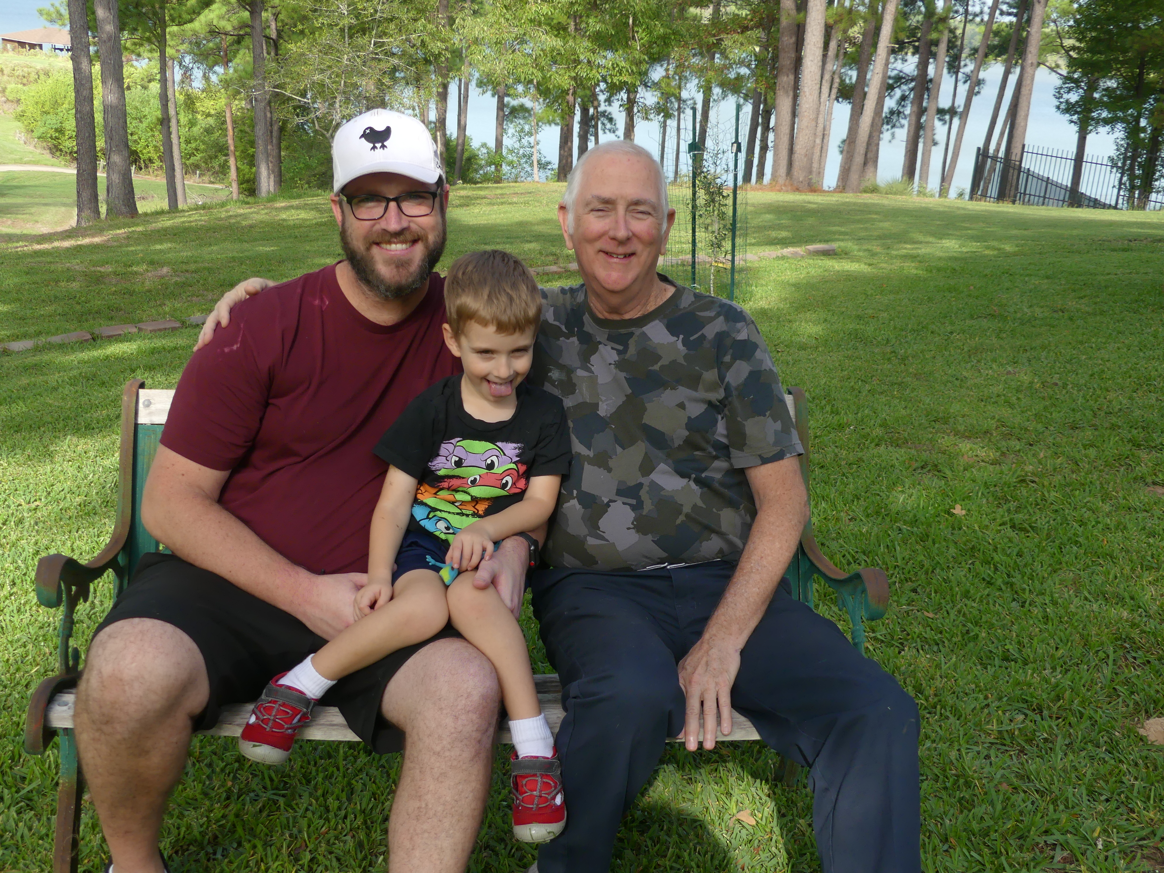 Keith (R) and Cody (L) with Cody's son, Asher. (Keith Caulfield)