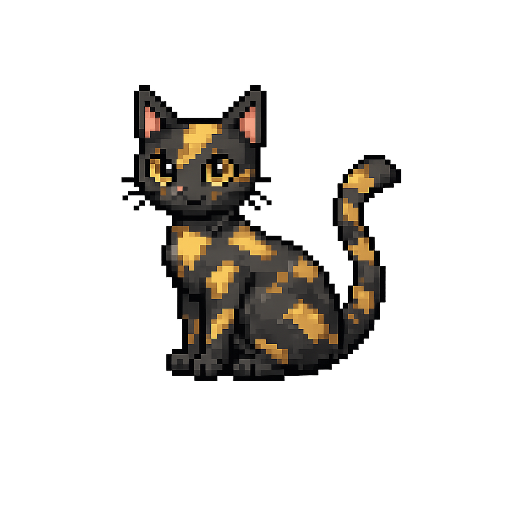 Notice how the cat isn't render exactly like the one above it. 