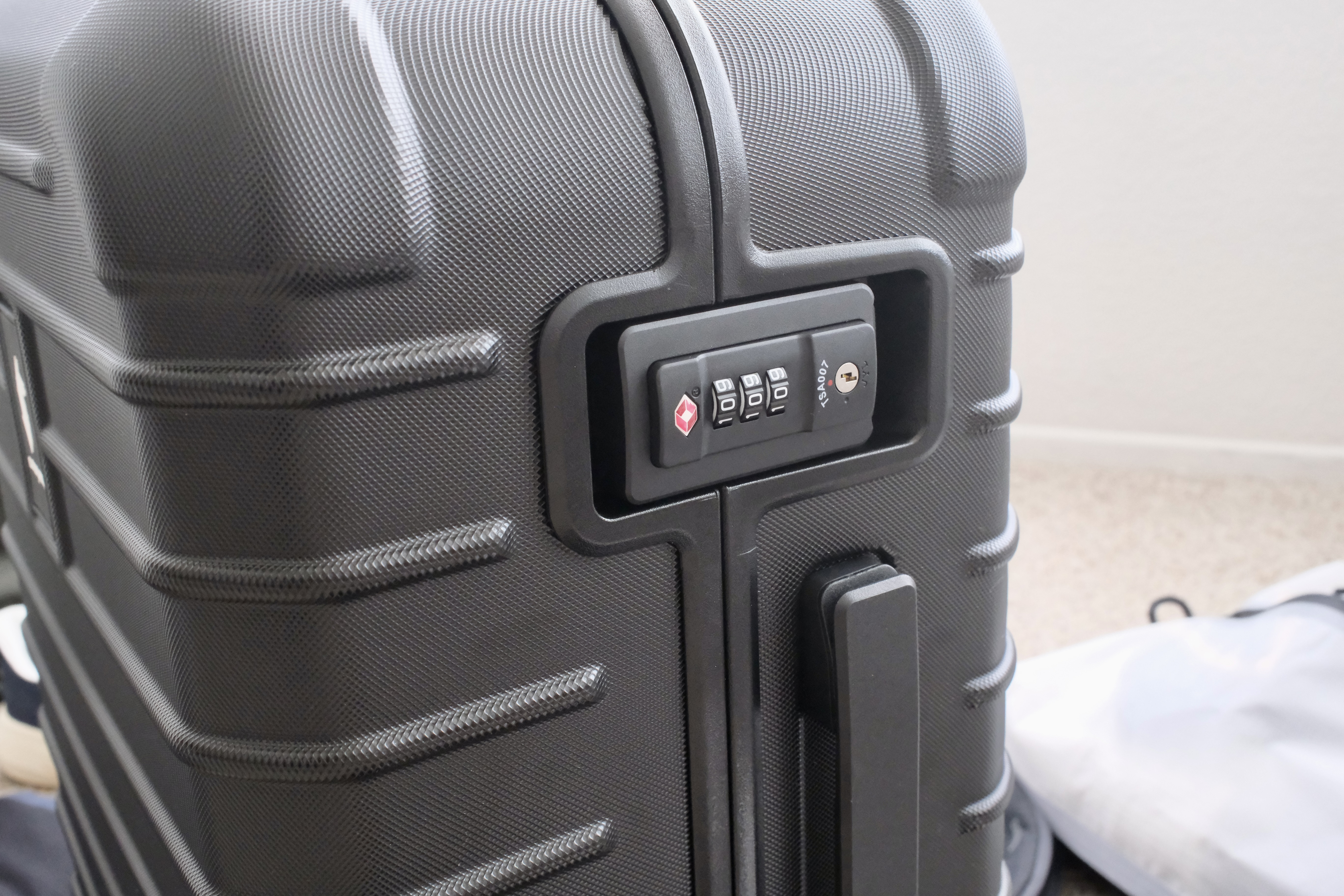 Each latch includes a TSA-approved lock