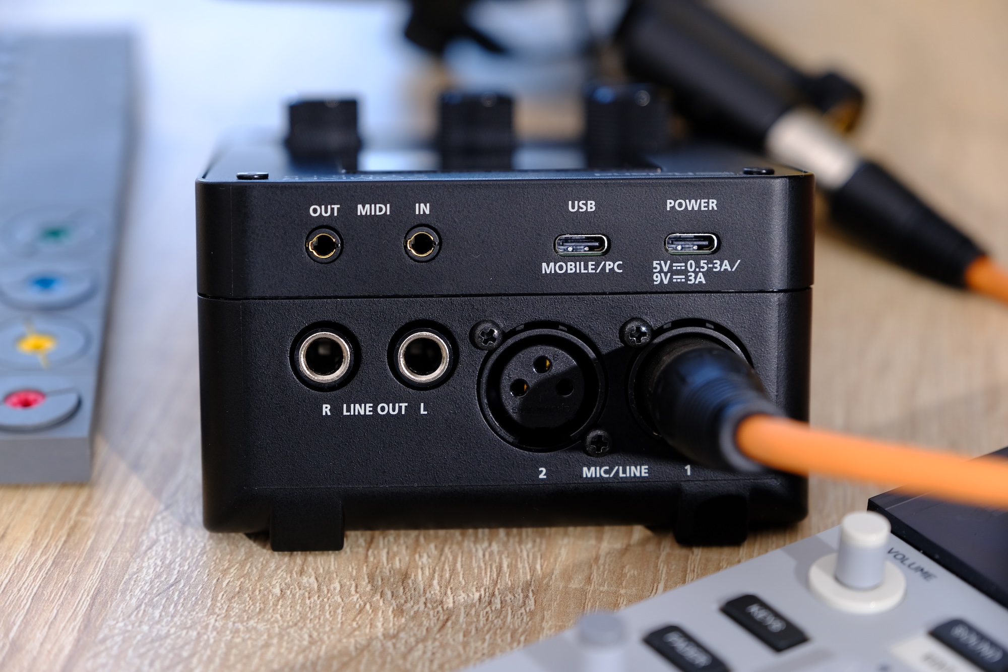 The Go:Mixer Studio has two XLR inputs