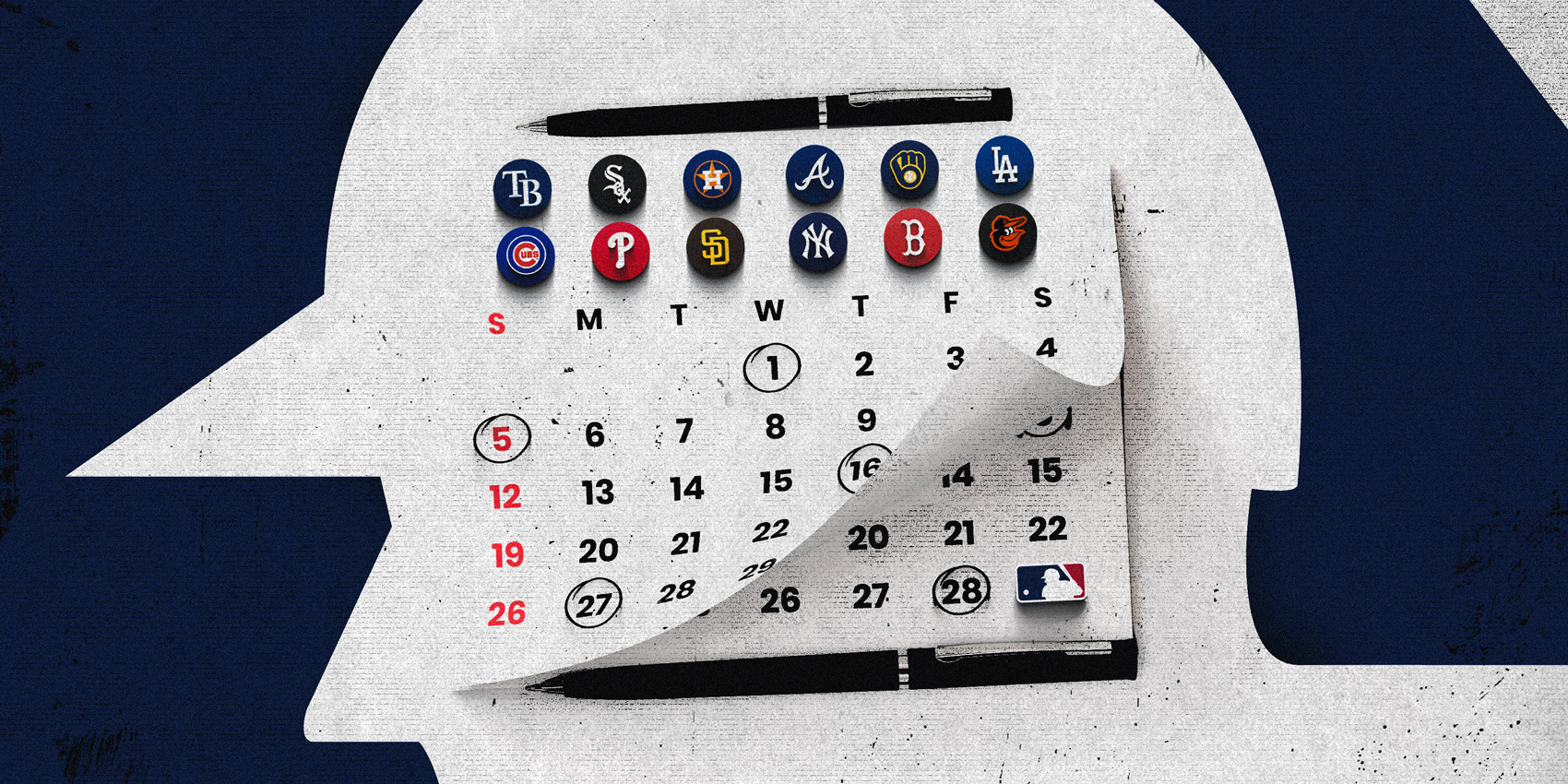 Teams monitor strength of schedule in crowded MLB wild-card race