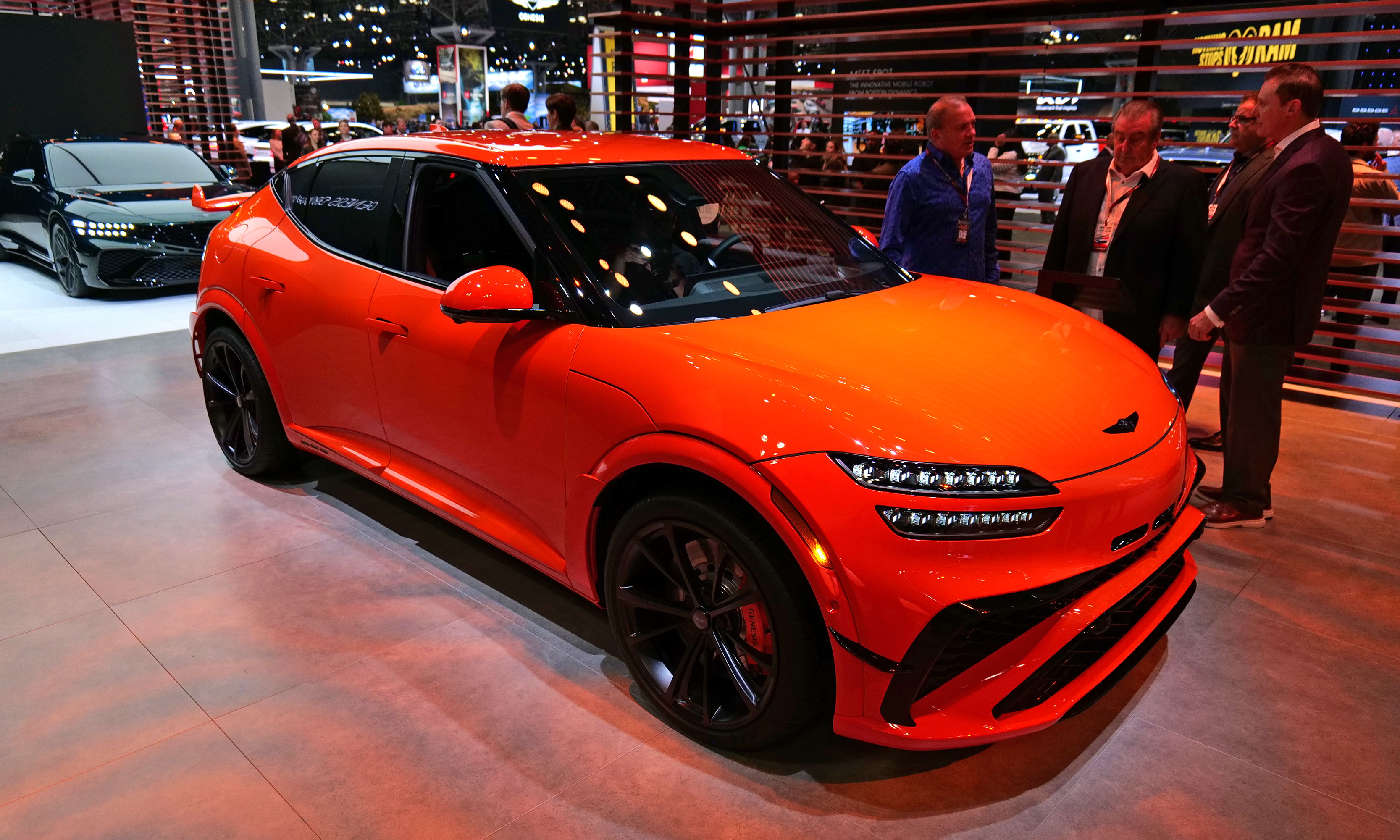 The GV60 Magma is drop dead gorgeous and a more luxurious take on the Ioniq 5. 