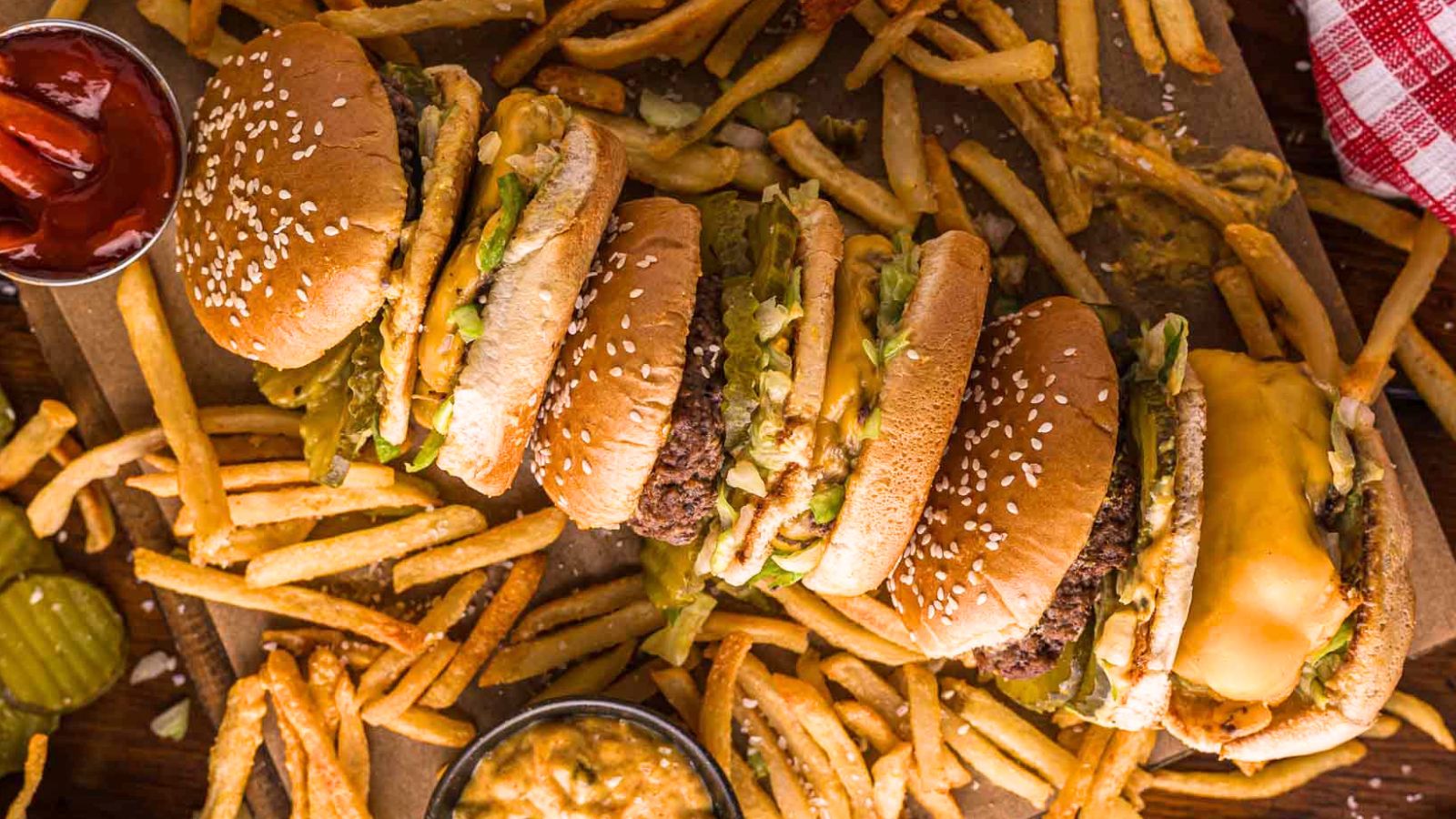 Homemade big macs