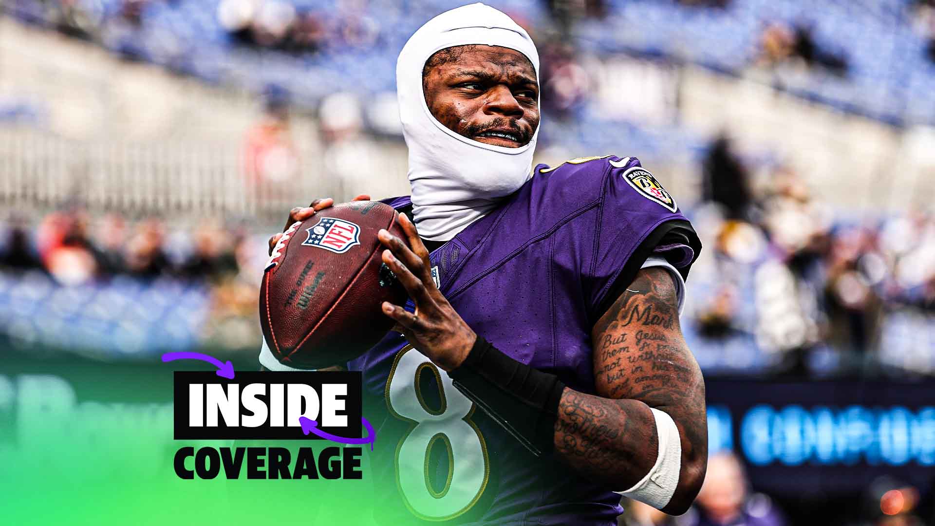 How will Lamar Jackson and new head coach Jesse Minter work together? (Photo by Scott Taetsch/Getty Images)