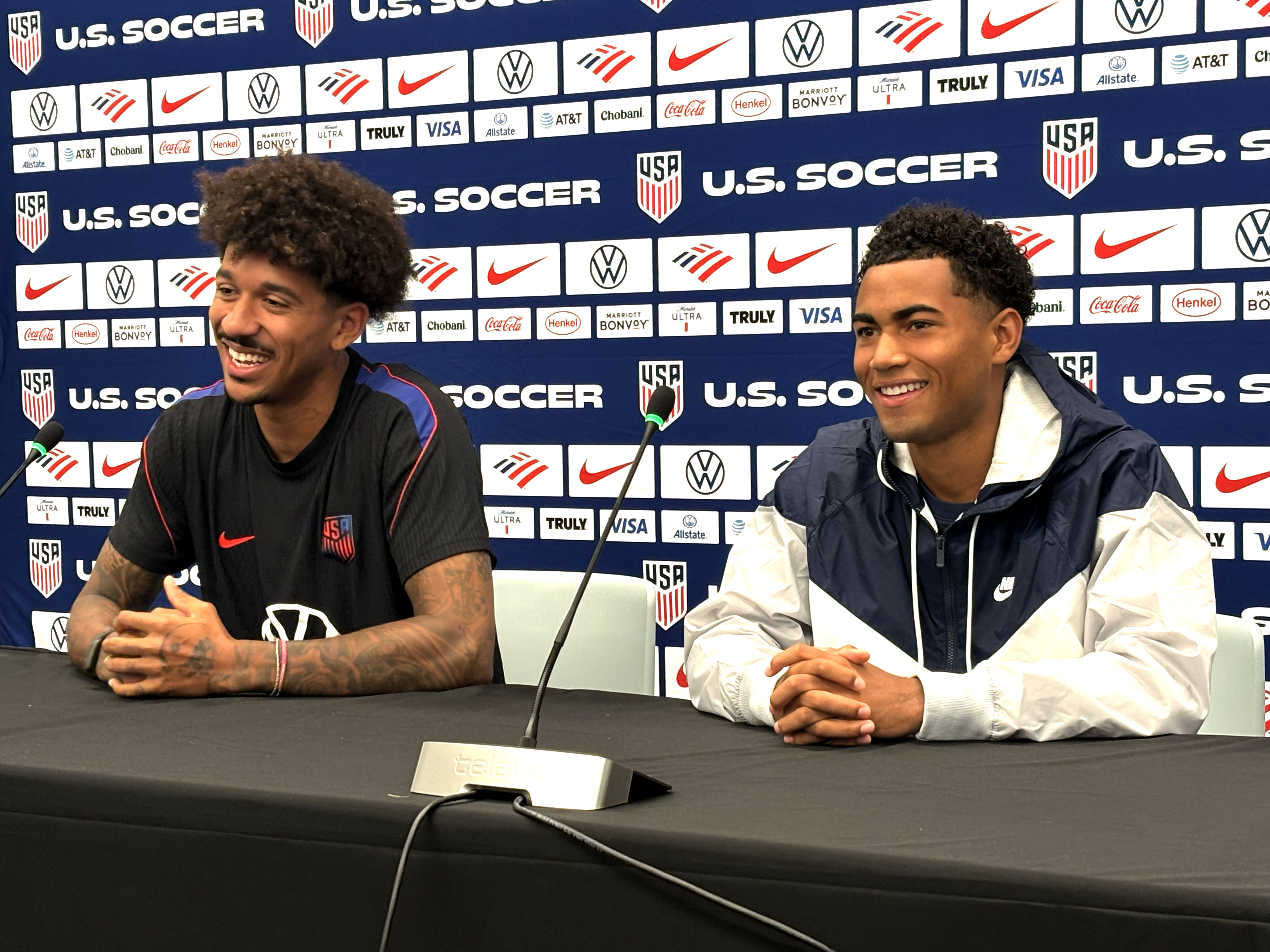 Chris Richards is Zavier Gozo's neighbor at Crystal Palace and now his guide through a first USMNT camp