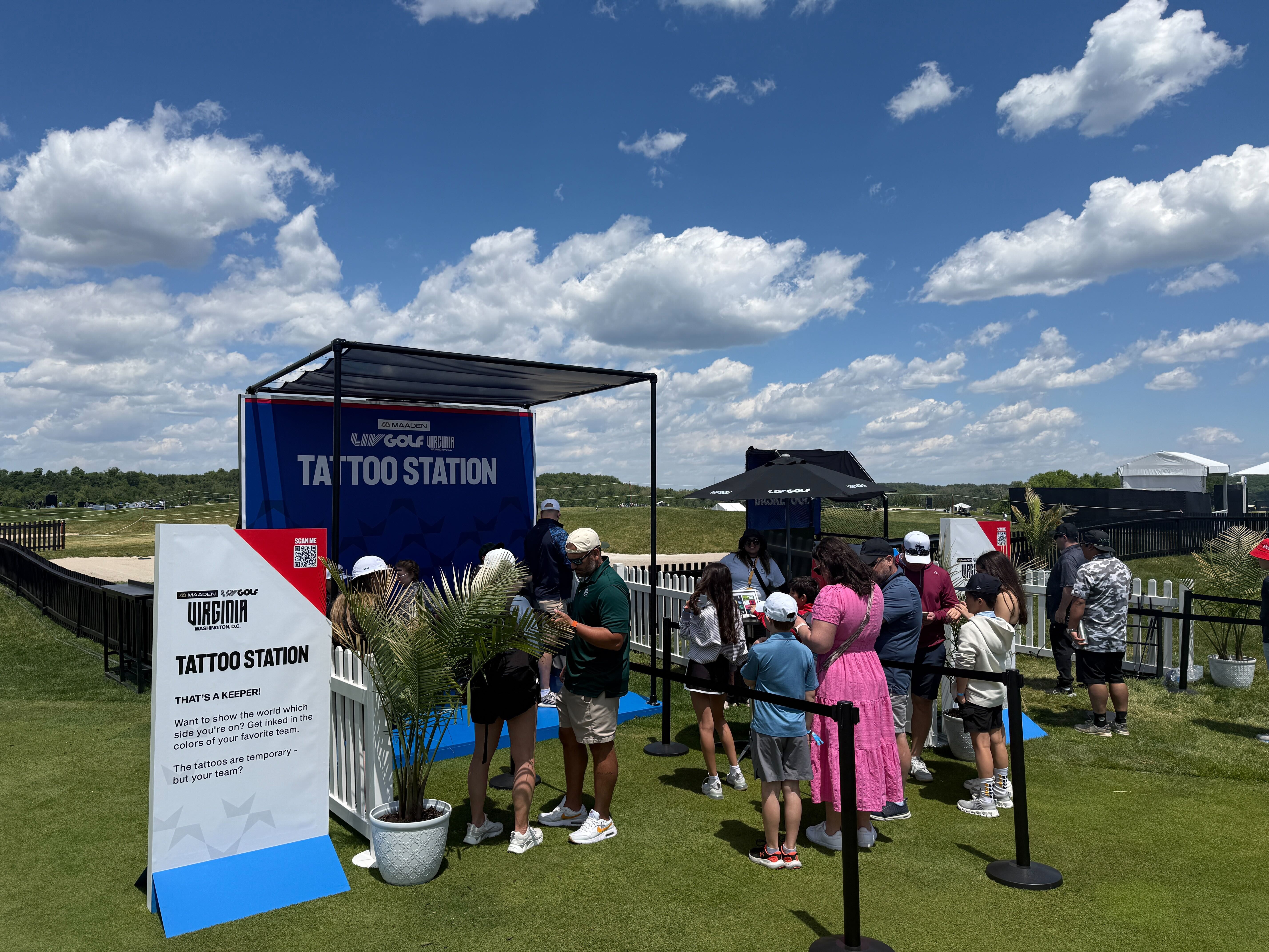 There is more than just golf for fans at a LIV tour event. 