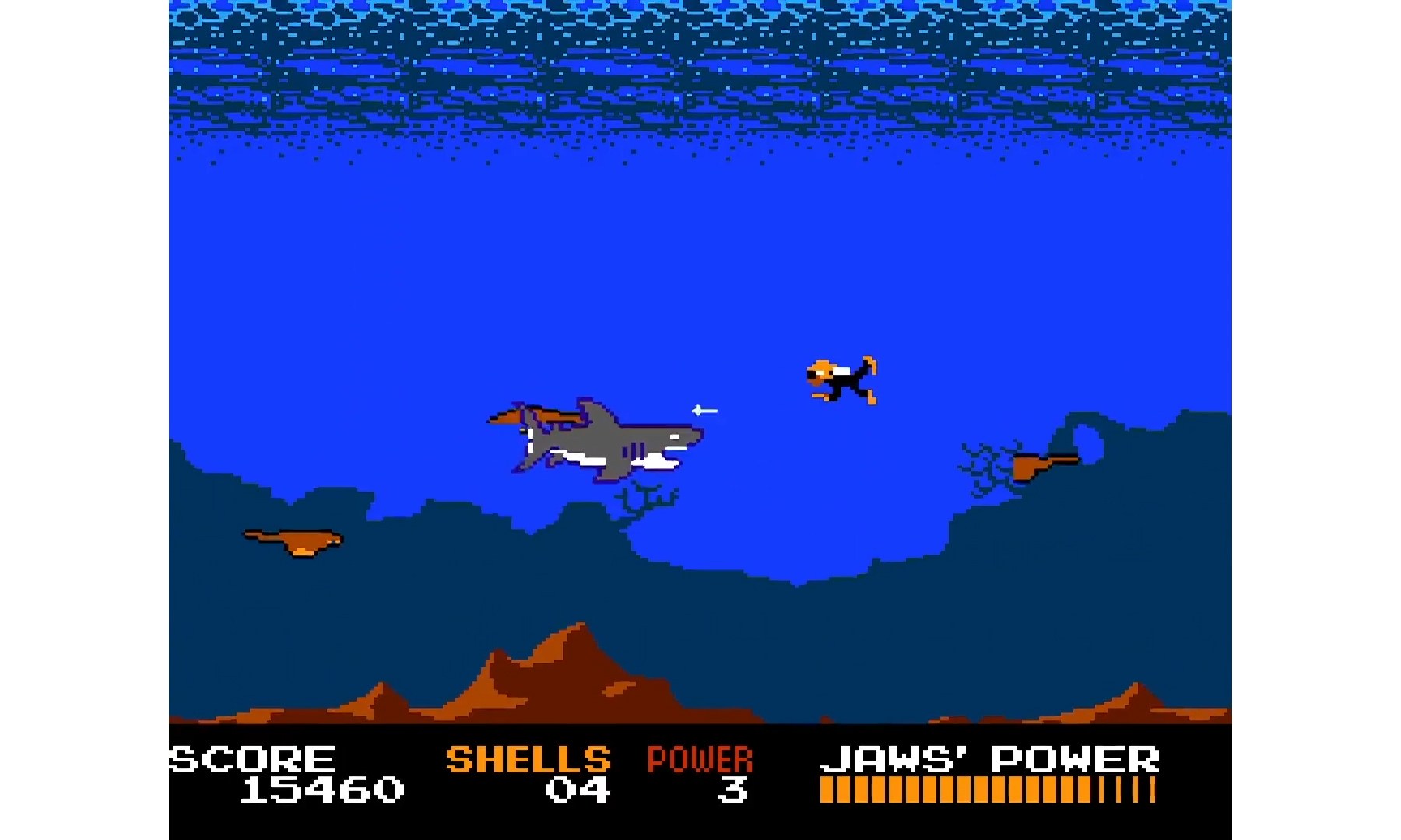 Le jeu NES Jaws obtient une réédition physique rétro sur Switch et PS5