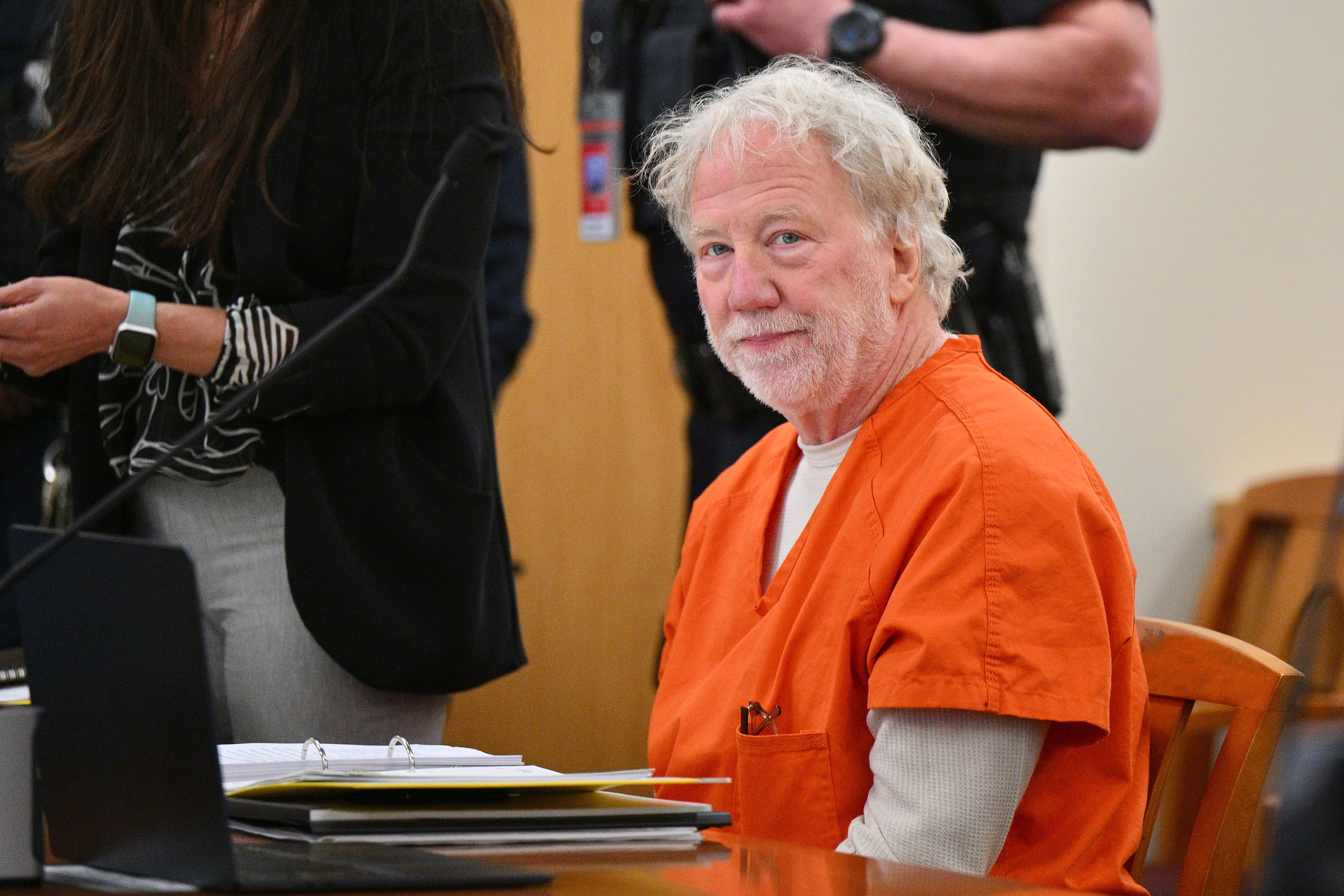 Actor Timothy Busfield in court related to child sex abuse charges.