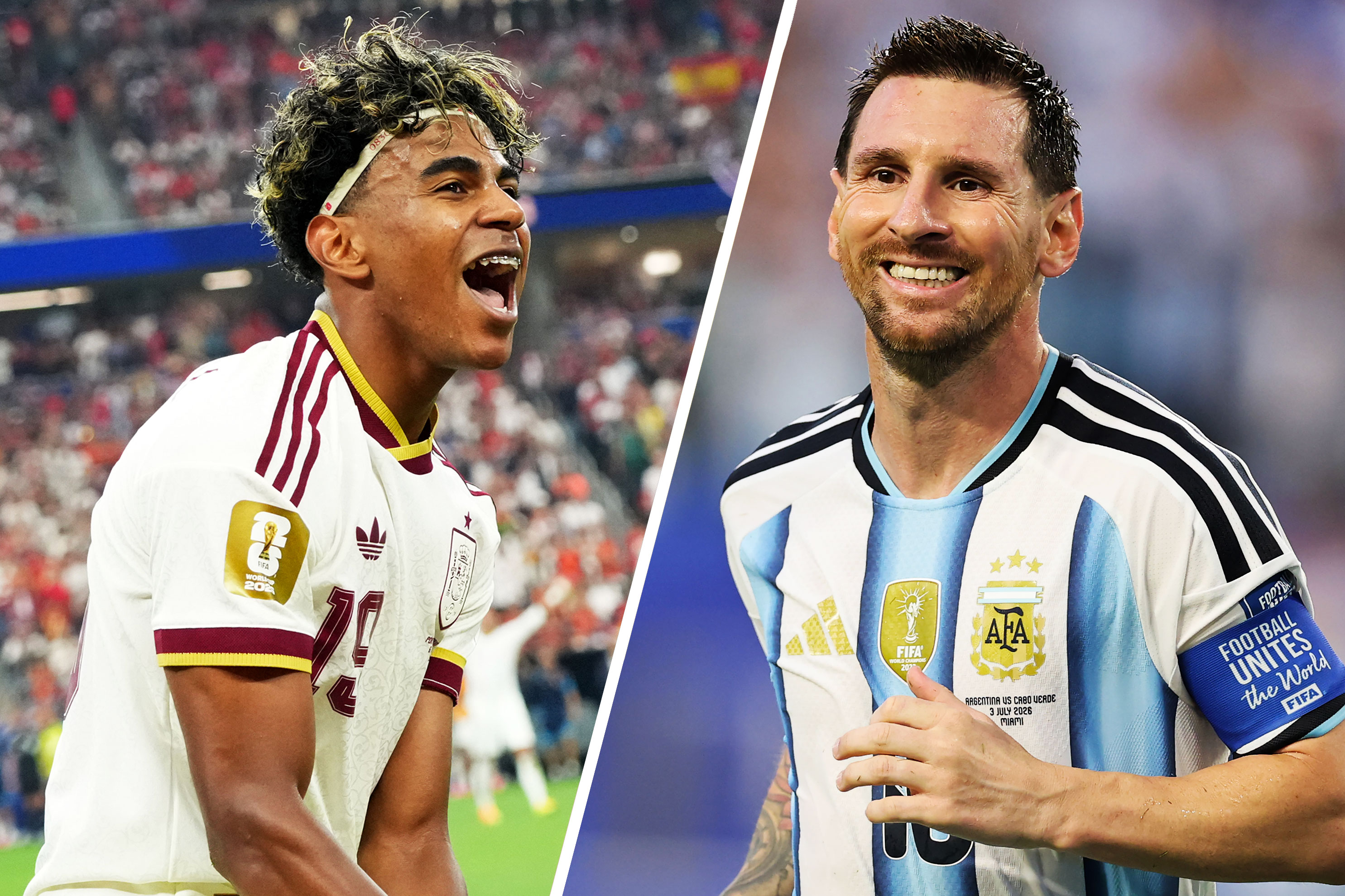 Lionel Messi once bathed a baby Lamine Yamal for a photoshoot. Today,  they'll meet again in the World Cup final.