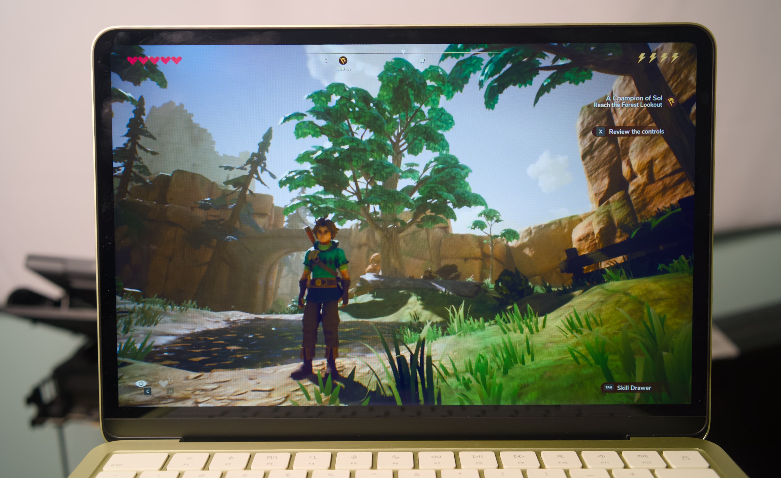 Oceanhorn 3 on a MacBook Neo.
