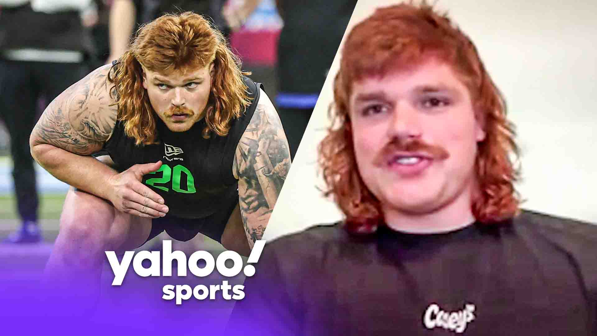 Gennings Dunker on pickle pizzas, mullets & 'weird' NFL draft questions
