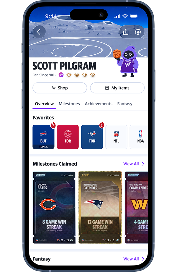 Check out your profile's new look. (Photo by Taylar Sievert/Yahoo Sports) Check out your profile's new look. (Photo by Taylar Sievert/Yahoo Sports)
