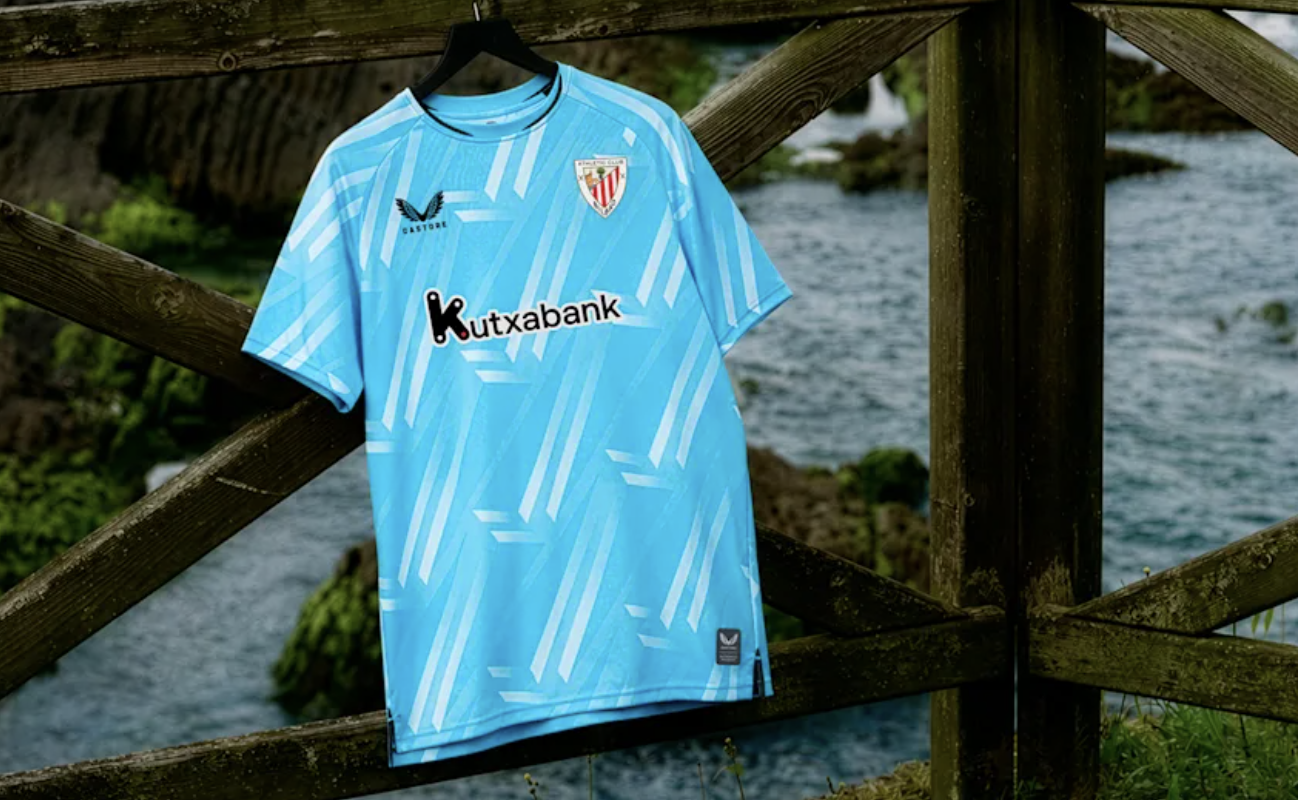 Athletic Club's third kit for the season pays tribute to the iconic San Mamés stadium.