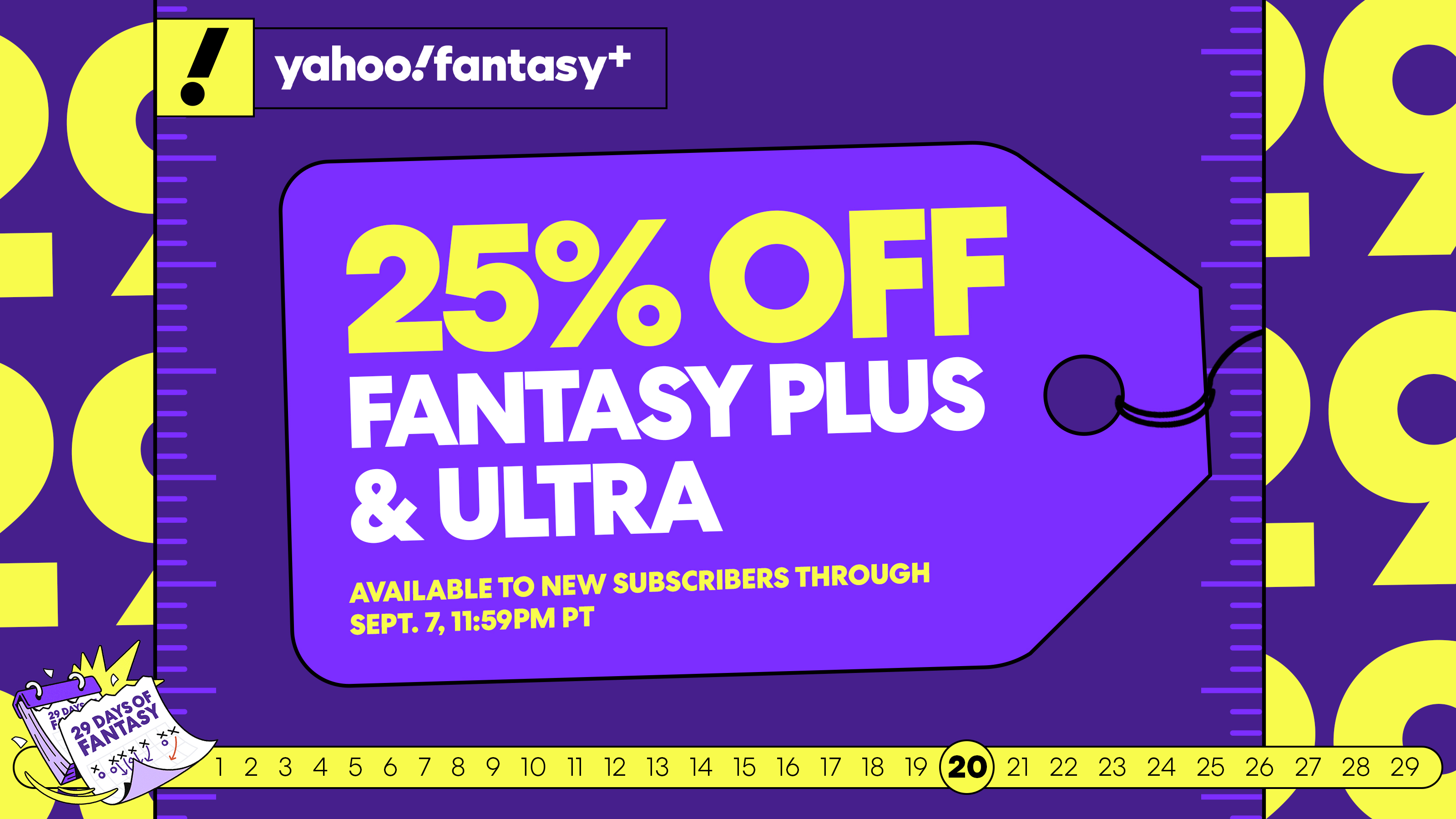 Save 25% on Fantasy Plus or Fantasy Ultra