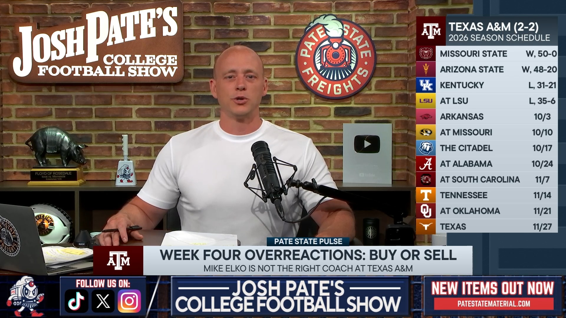 Texas A&M's issue isn't Mike Elko: 'They don't have a quarterback'