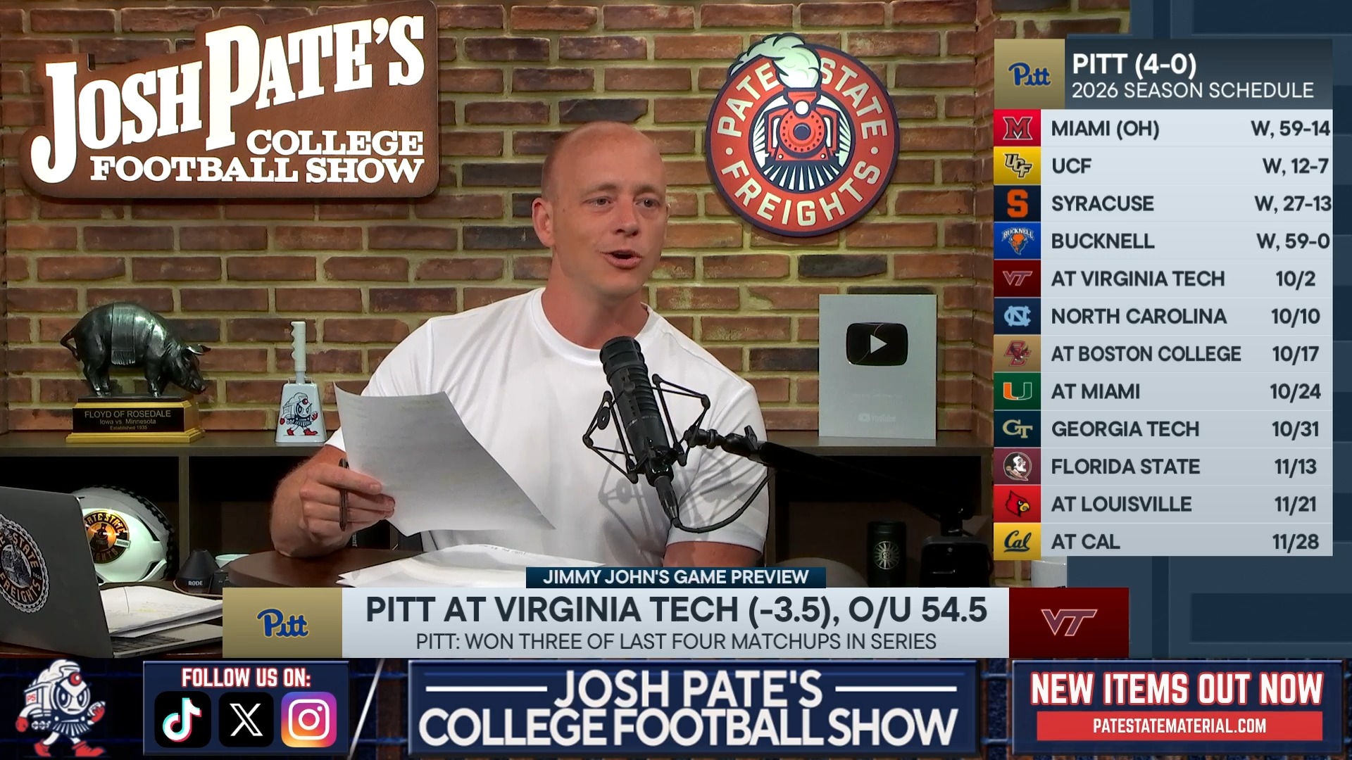 Pitt-Virginia Tech preview: Can Panthers pass offense stay hot?
