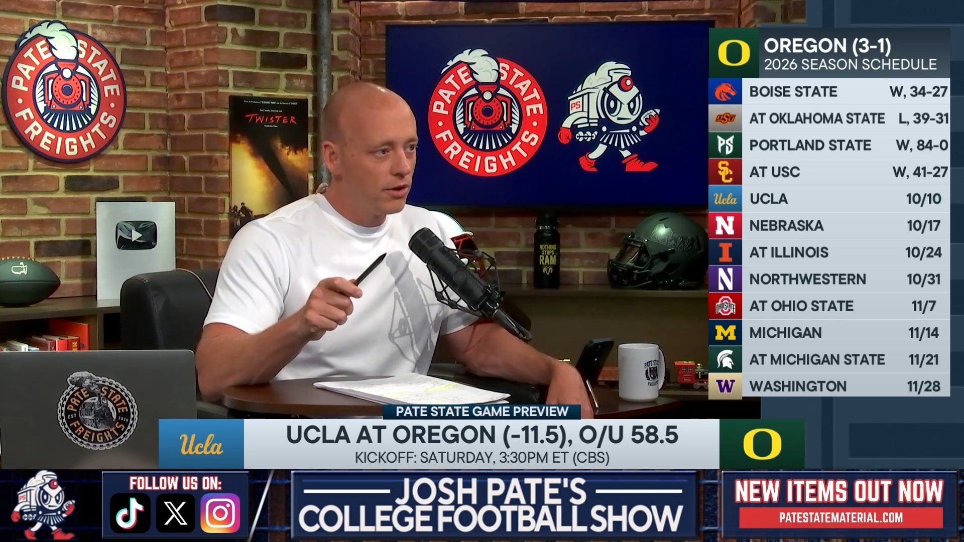 Is UCLA the next Indiana? Pate frames Oregon's big test