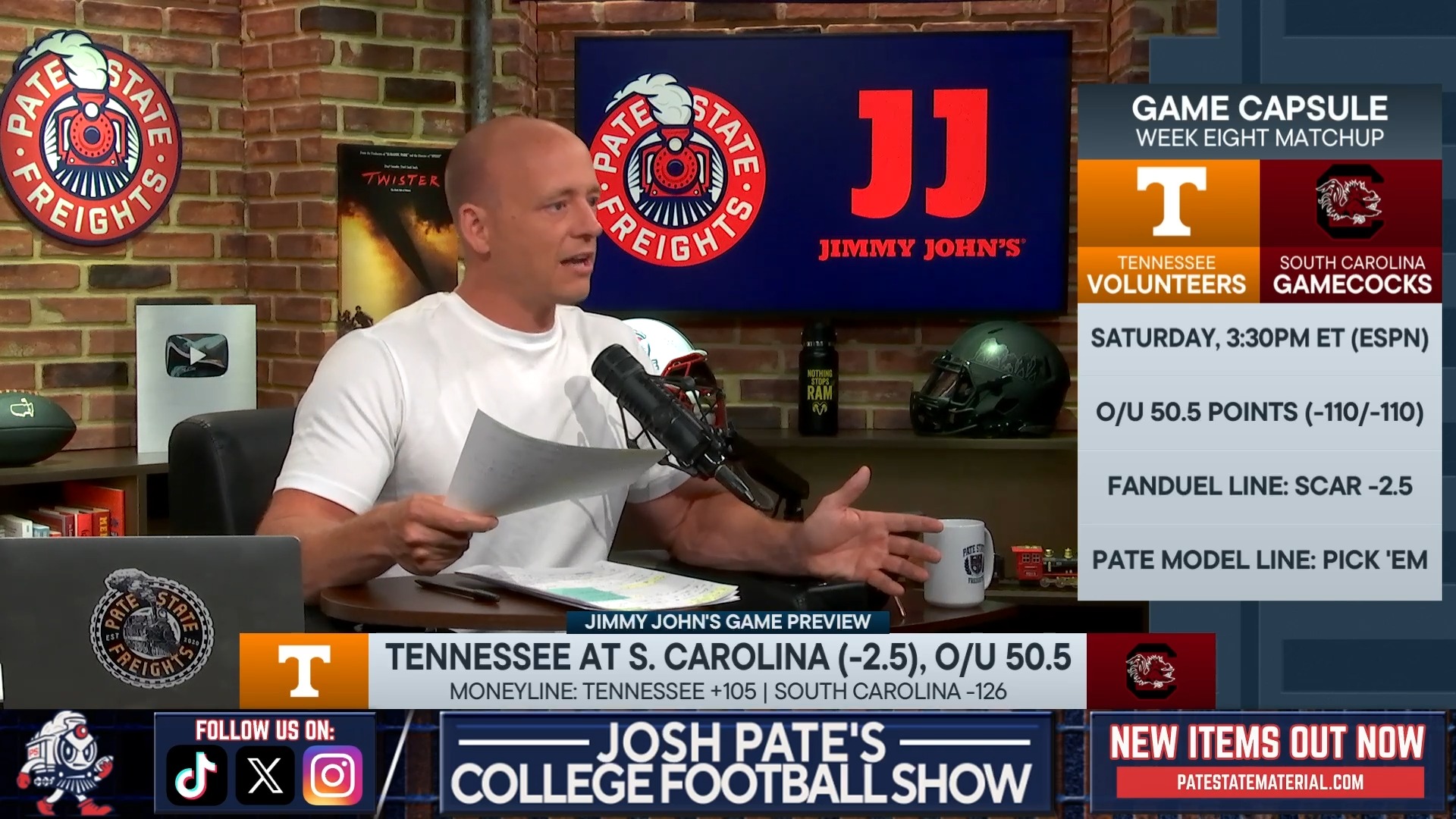 Tennessee-South Carolina prediction: Gamecocks in a physical October game