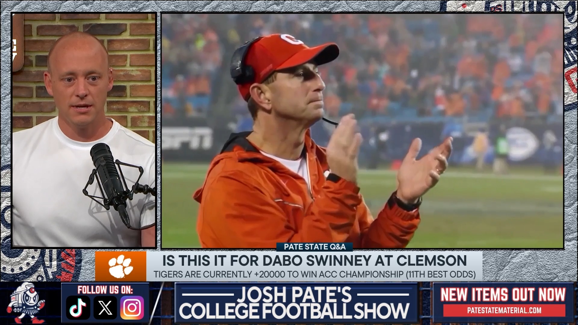 Why it is 'nearly impossible' Dabo Swinney will be fired