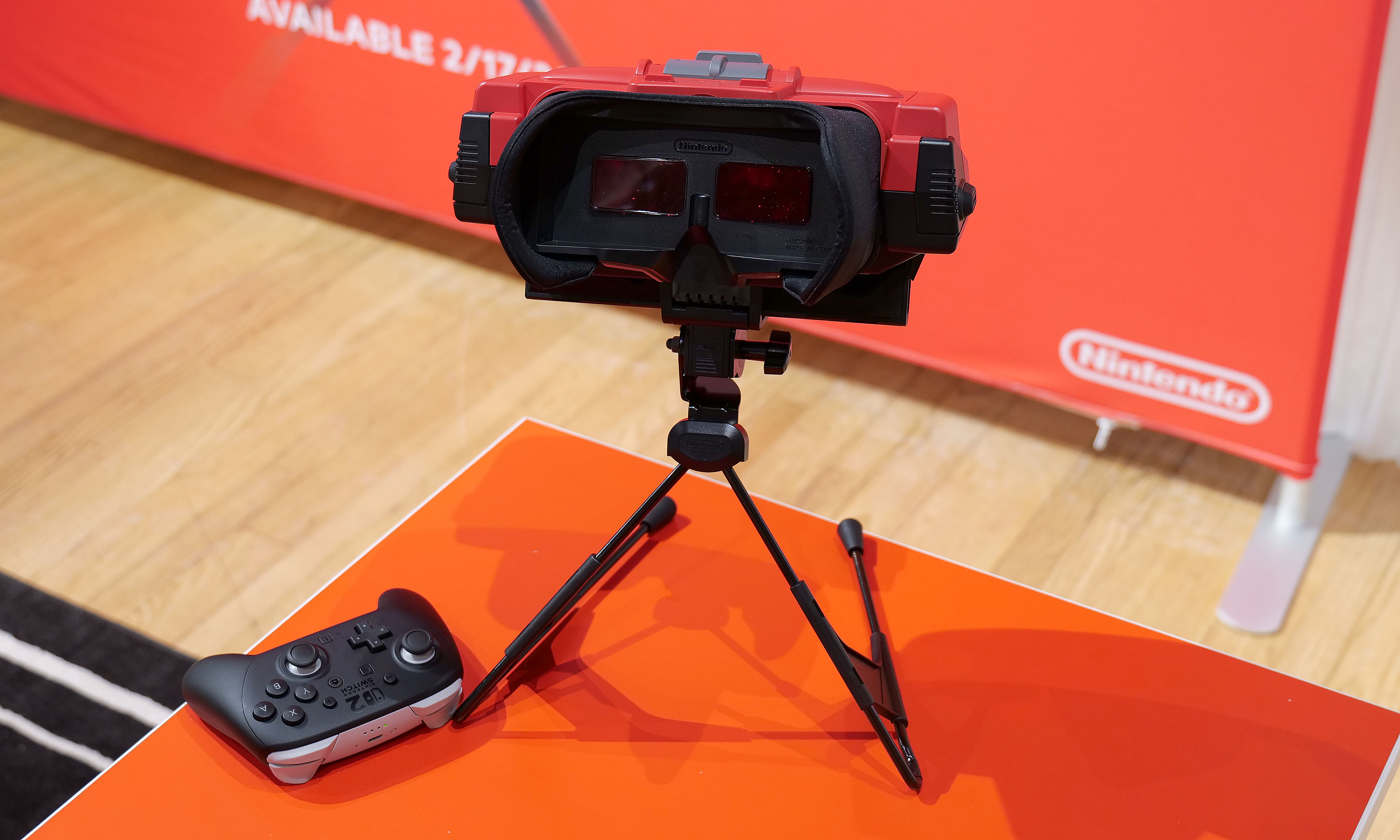 One thing Nintendo didn't change is Virtual Boy's monochrome red visuals.