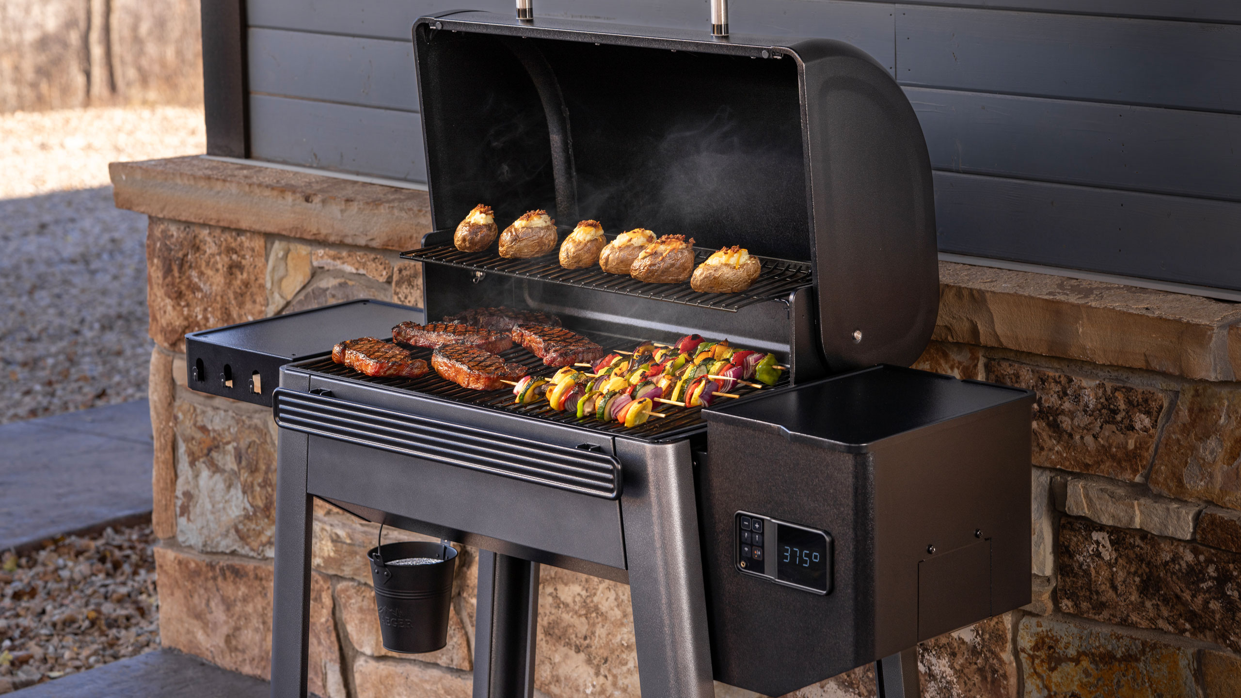 The Westwood grills have a simplified design with two-tier grates inside