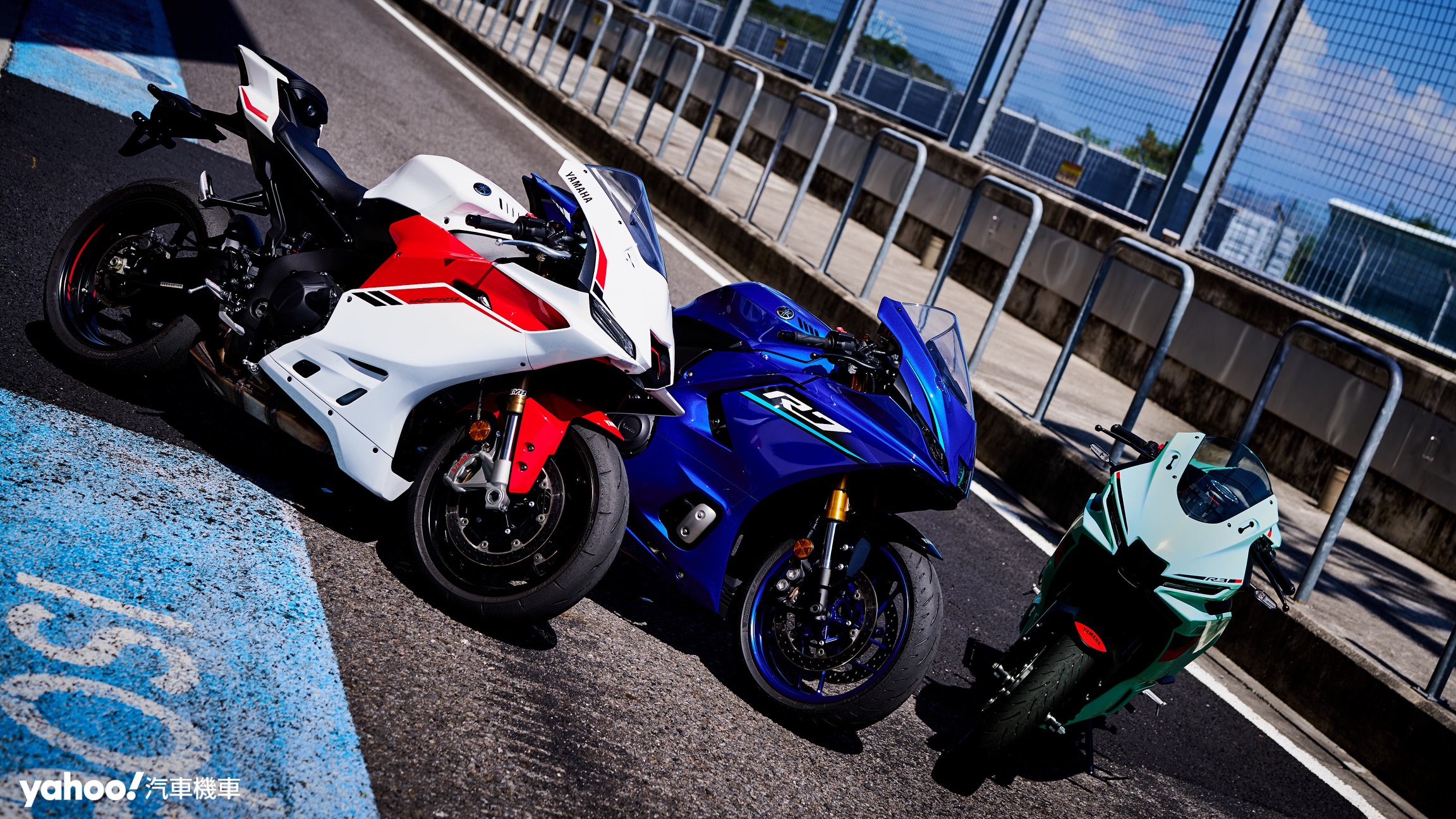 【新車圖輯】Yamaha YZF-R3、R7賽道試駕｜除了售價、動力 同樣掛著R字到底差在哪？ - Yahoo汽車機車