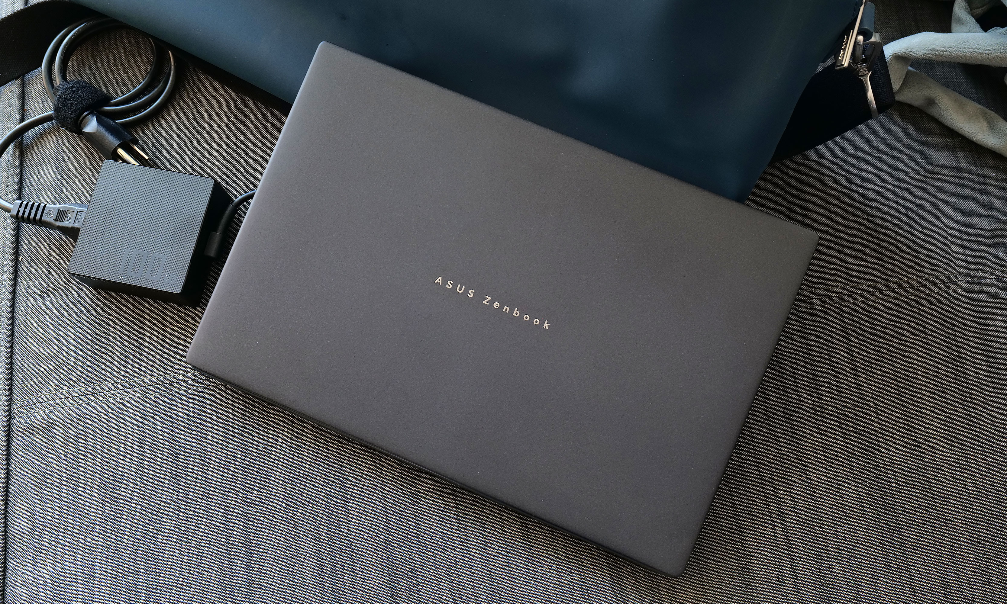 The Zenbook Duo's battery life is good enough you won't always need its power brick. Thankfully, when you do, ASUS' 100-watt adapter is relatively compact. 