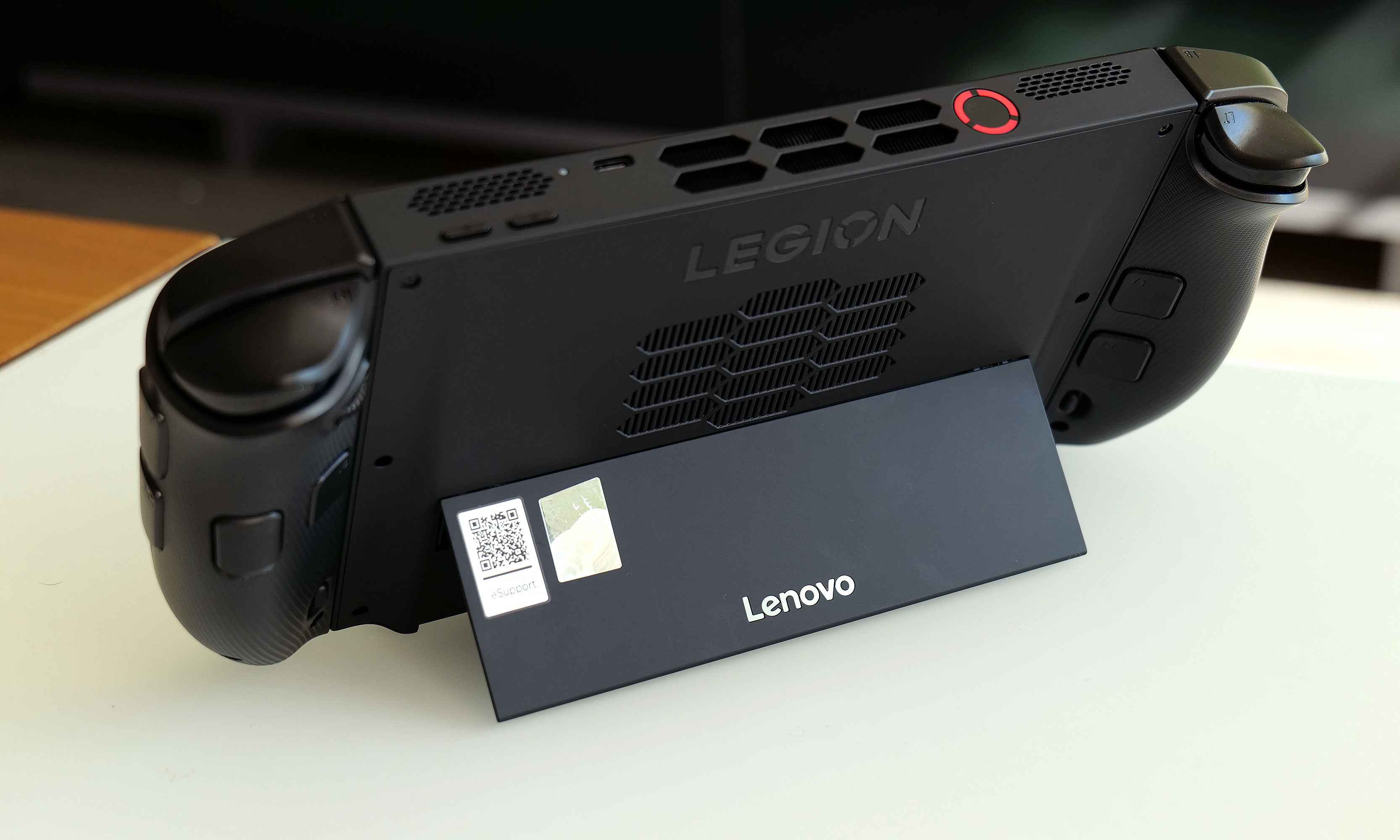 While a lot of rival handhelds skip this feature, I appreciate that Lenovo still put a kickstand on the back of the Legion Go 2.